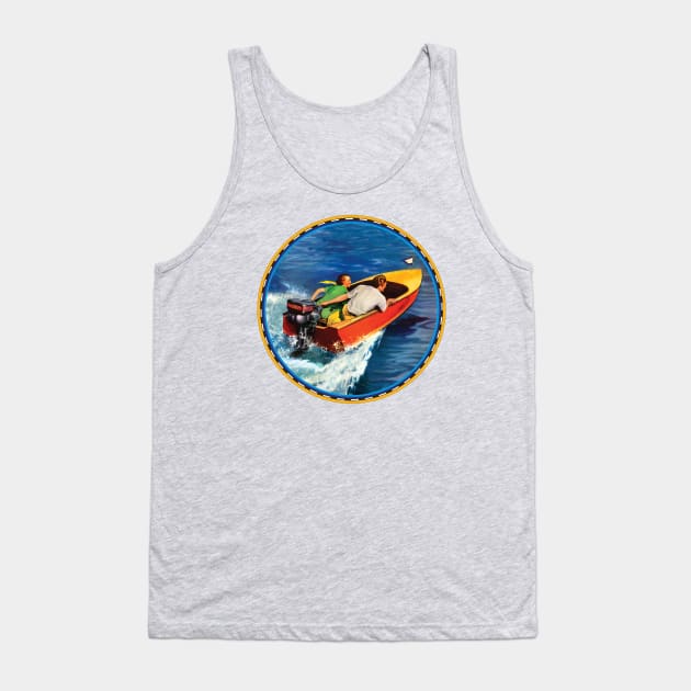 Boating Tank Top by Midcenturydave